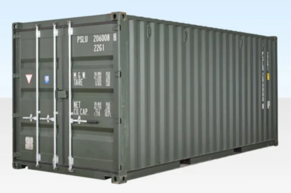 20Ft Shipping Container (One Trip) – Dark Green