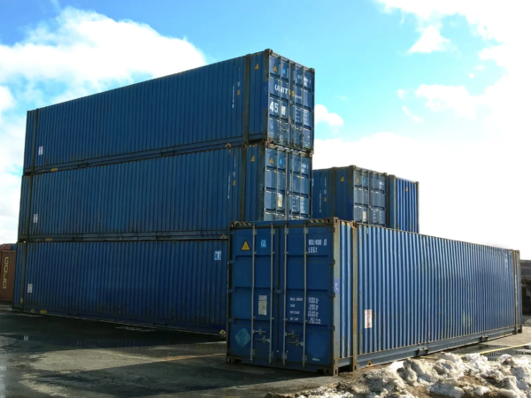 45′ HCPW Shipping Container Blue (RAL 5013)