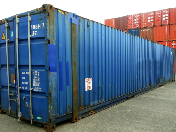 45′ HCPW Shipping Container Blue (RAL 5013)